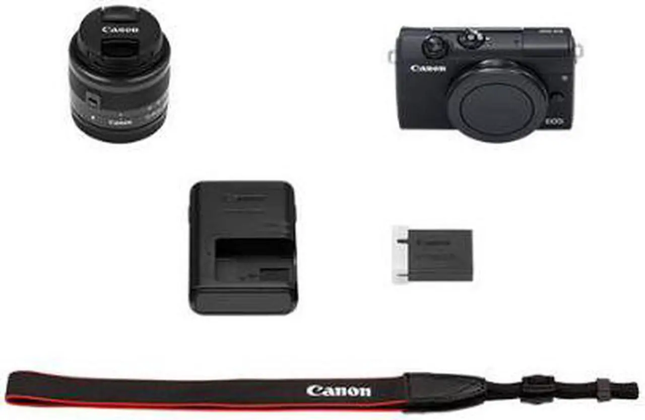Alt view image 10 of 20 - Canon EOS M200 Mirrorless Camera with 15-45mm Lens -Black