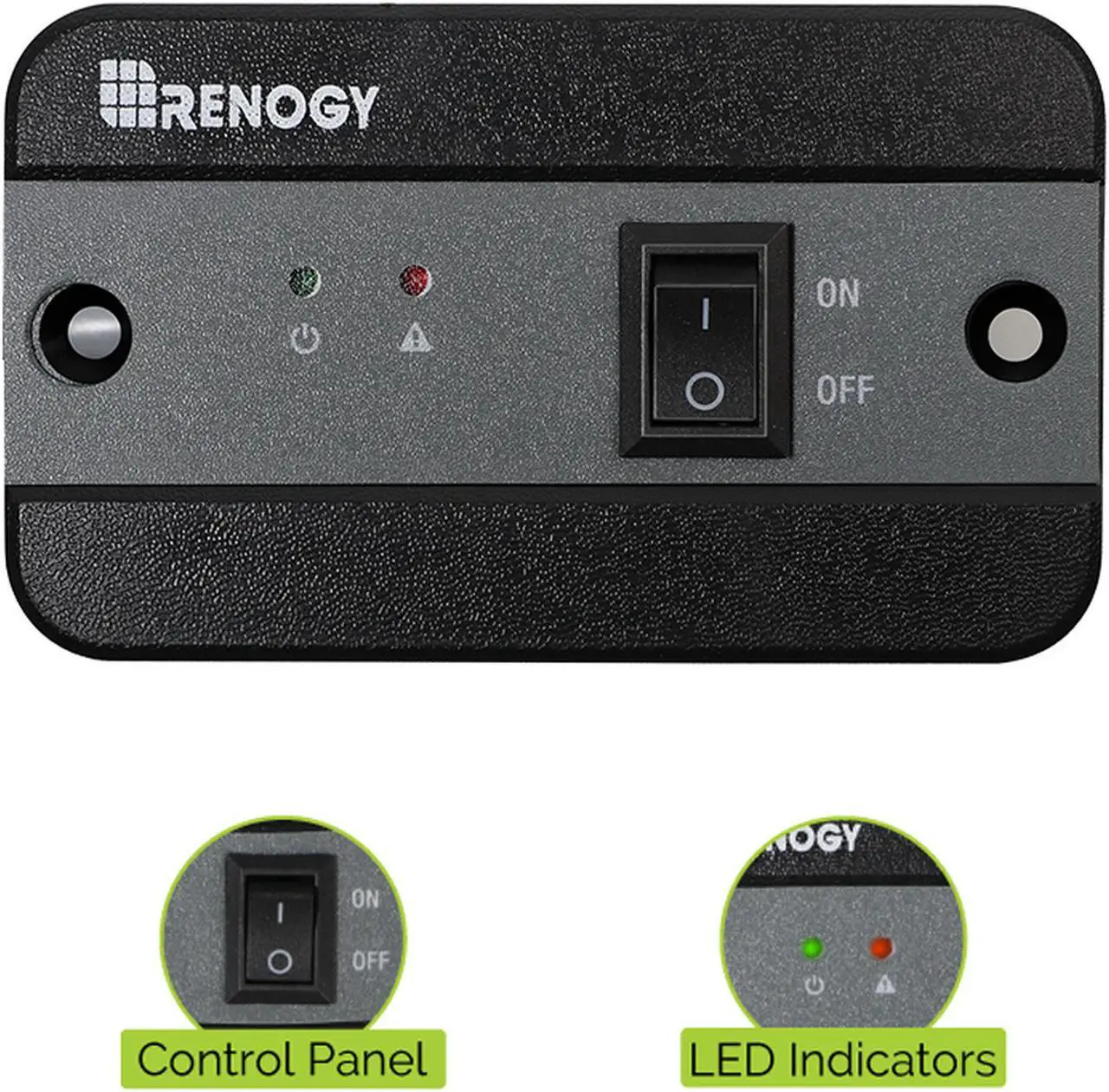 Alt view image 6 of 7 - Renogy 1000W 12V Pure Sine Wave Inverter With Power Saving Mode
