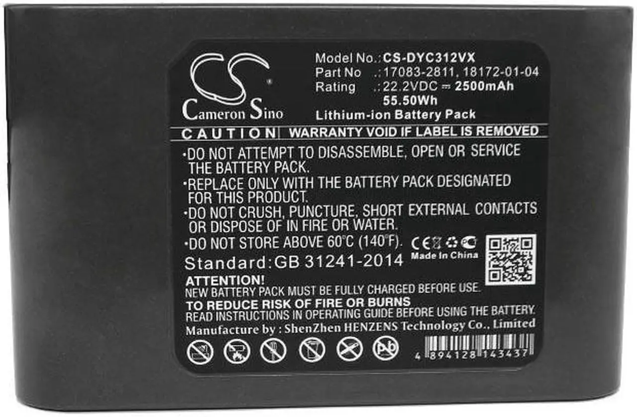Alt view image 5 of 5 - Vacuum Battery for Dyson 917083-03 917083-05 DC31 Animal DC34 DC35 DC44 2500mAh