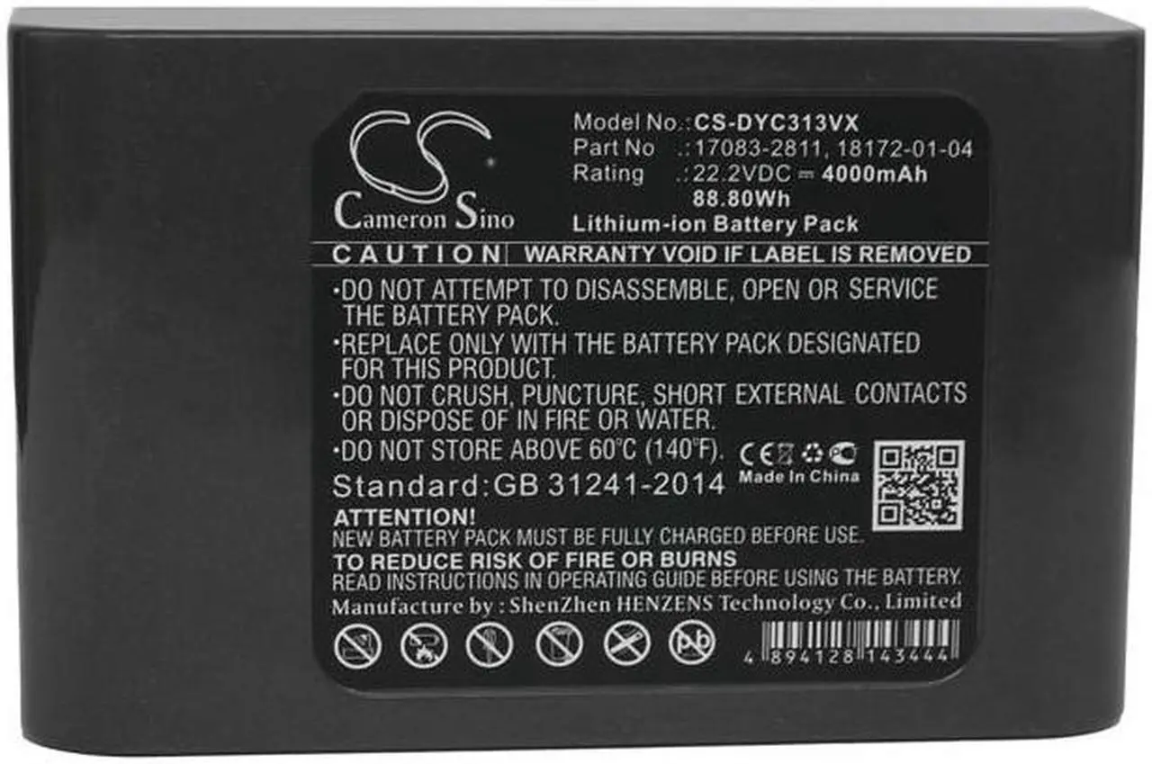 Alt view image 5 of 5 - Vacuum Battery for Dyson 18172-0201 917083-03 DC31 Animal DC34 DC35 DC44 4000mAh