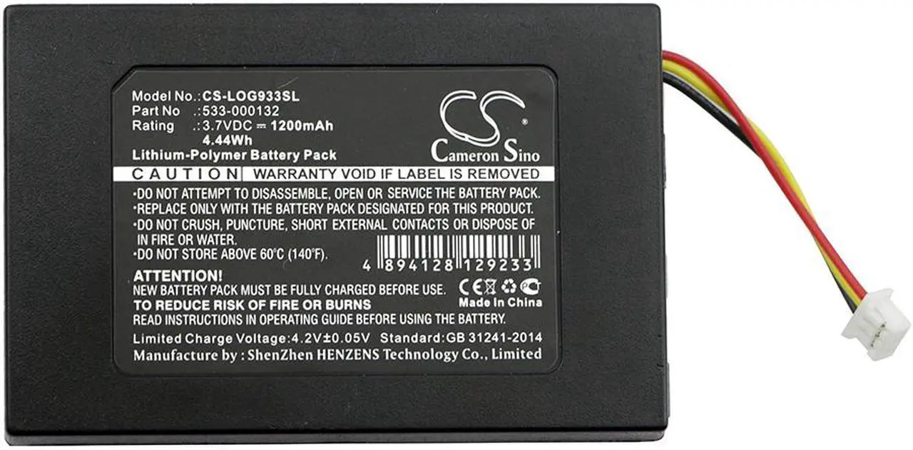 Alt view image 3 of 3 - Battery for Logitech G533 G933 G935 Artemis Spectrum Gaming Headset 533-000132
