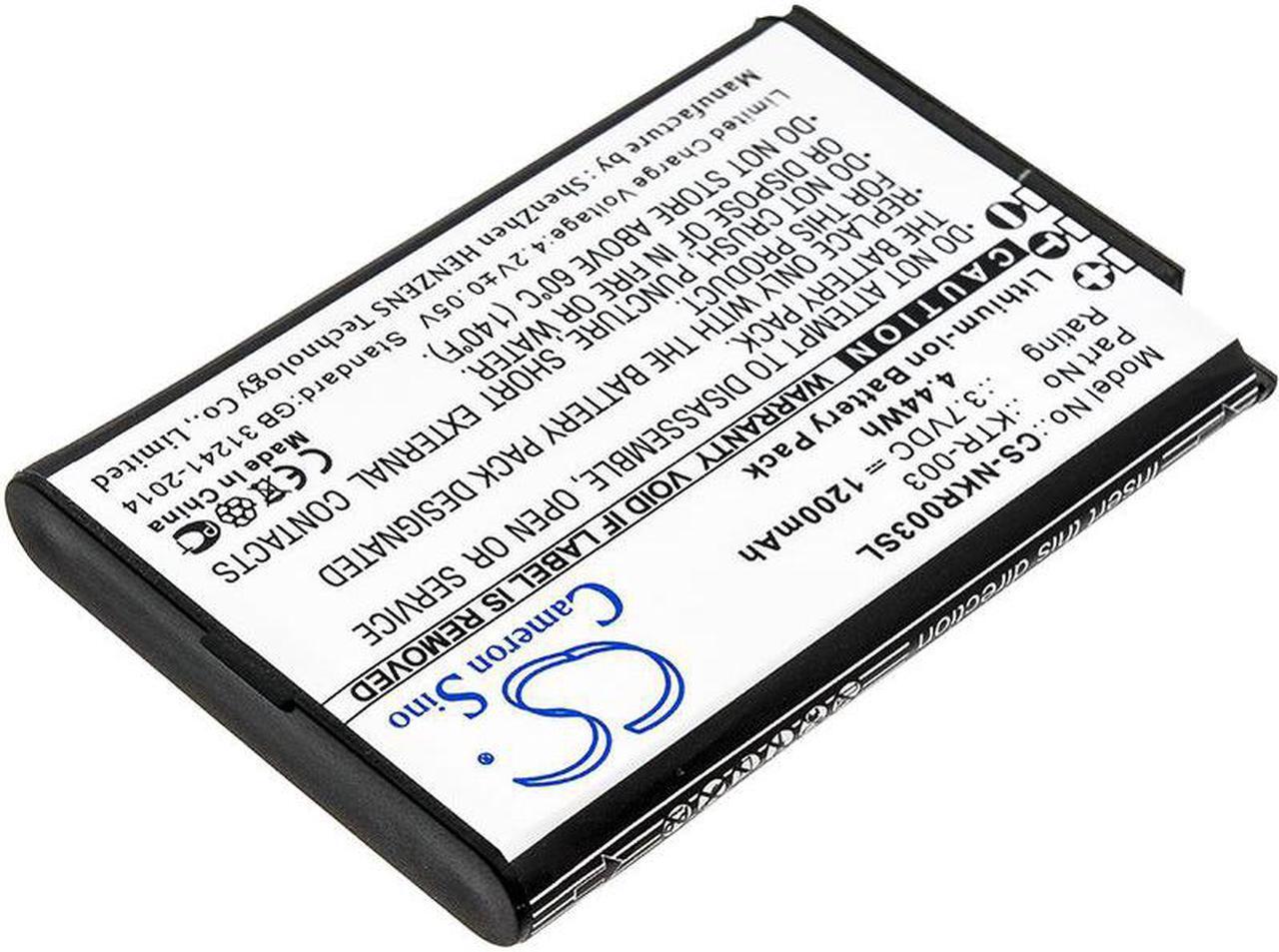 Alt view image 2 of 3 - Game Console Battery for Nintendo KTR-003 KTR003 MWH710A01 3DS NN3DS New 1200mAh