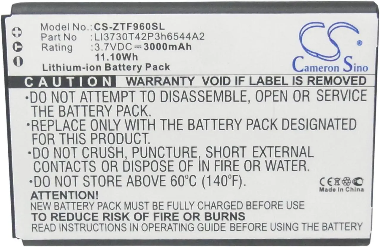 Alt view image 5 of 5 - VinTrons 3000mAh / 11.10Wh Battery For T-MOBILE MF96,Sonic 2.0 4G LTE,Sonic 2.0 LTE Mobile Hotspot,