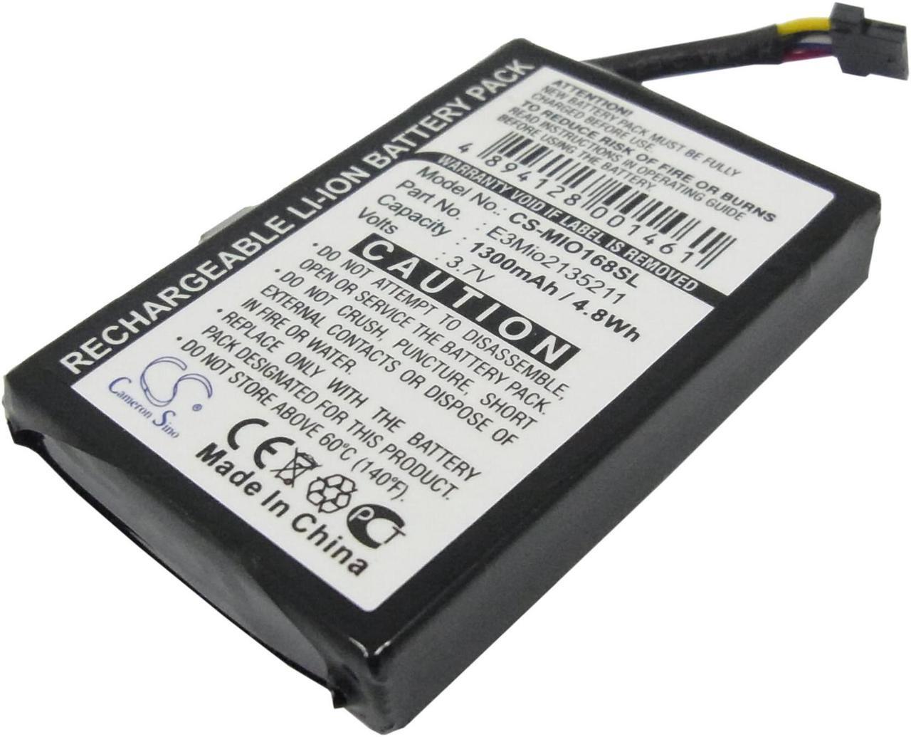 Main image of Battery for Mitac E3MIO2135211 Pharos EZ-Road PEZ120 Mio 168 Navman PiN 300 100