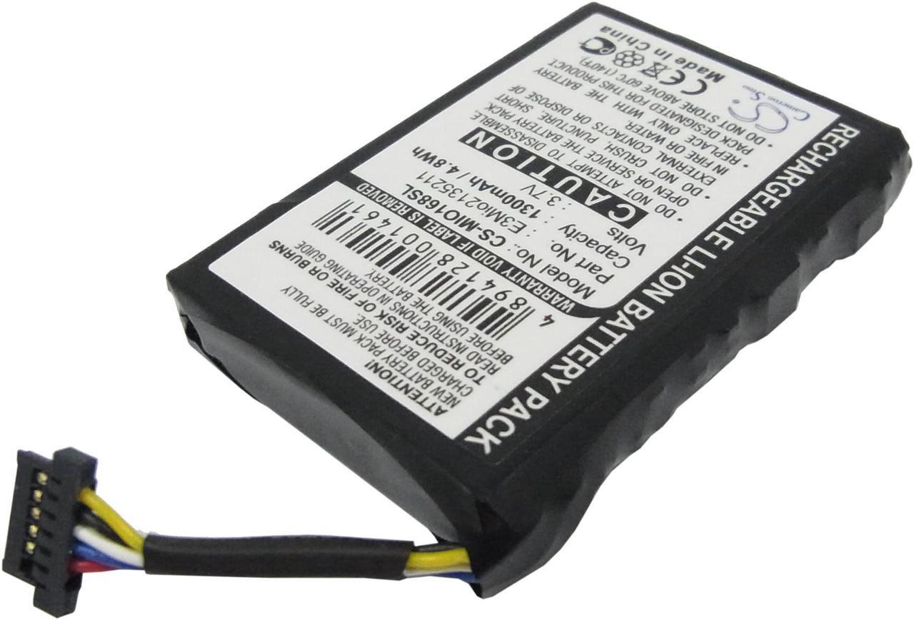 Alt view image 2 of 6 - Battery for Mitac E3MIO2135211 Pharos EZ-Road PEZ120 Mio 168 Navman PiN 300 100