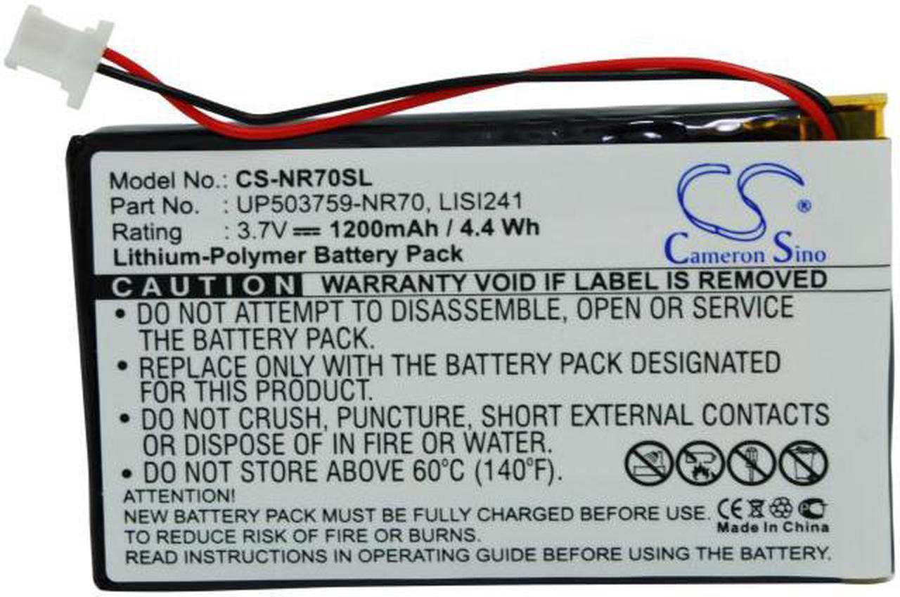 Alt view image 5 of 5 - Battery for Sony Clie PEG-NR60 PEG-NR70 NX60 PEG-NX70 PEG-SJ33 PEG-TG50 LISI241