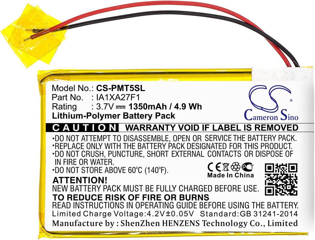 Alt view image 3 of 5 - Battery for Palm Tungsten T5 IA1XA27F1 Pocket PC PDA CS-PMT5SL 3.7v 1350mAh