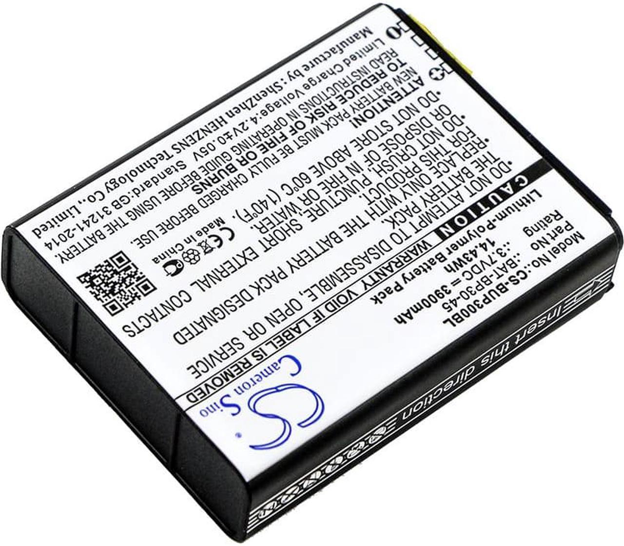 Alt view image 2 of 3 - Battery for Bluebird BM180 BP30 BAT-BP30-45 Barcode Scanner CS-BUP300BL 3900mAh