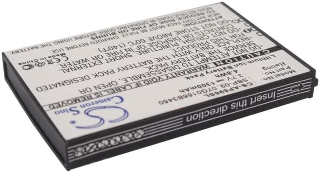 Alt view image 2 of 5 - Battery for Asus MyPal A626 MyPal A686 A696 07G0166B3450 SBP-09 PDA CS-AP696SL