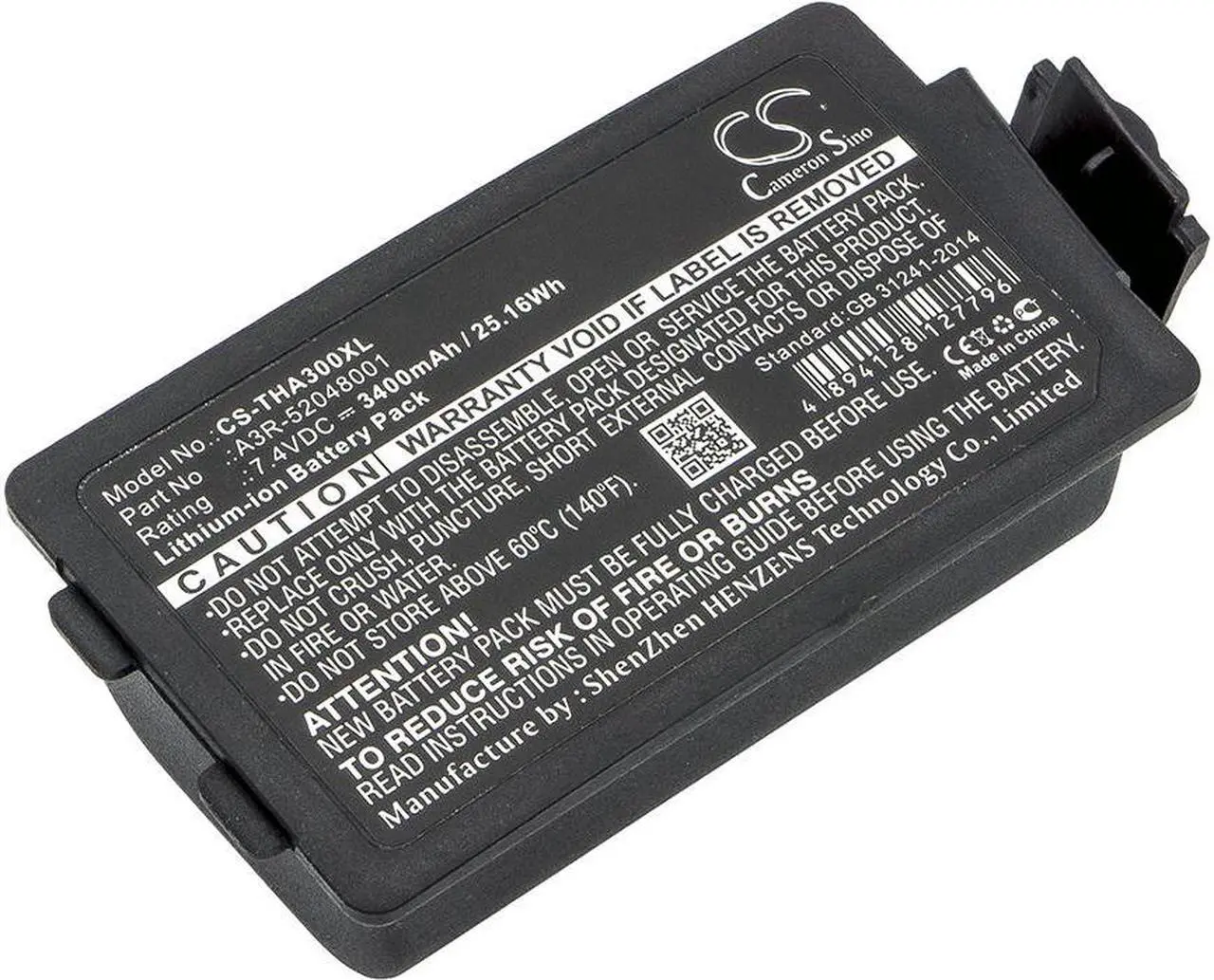 Main image of XL Battery for TSC Alpha 3R Portable Printer A3R-52048001 CS-THA300XL 3400mAh