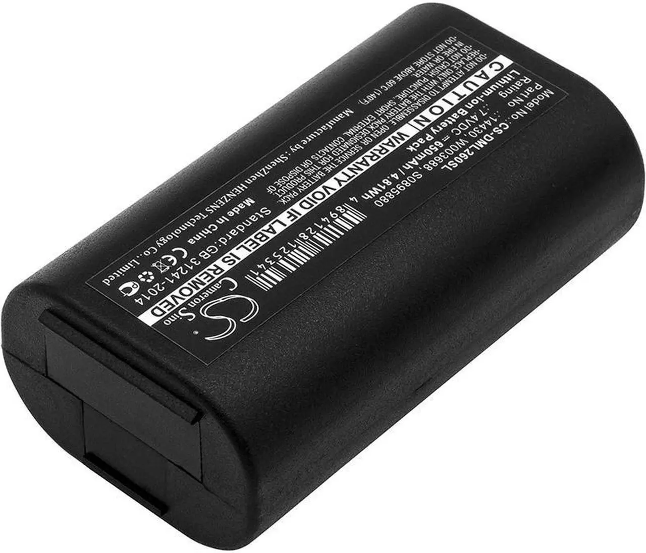 Alt view image 2 of 3 - Battery for DYMO 3M PL200 260P 280 LabelManager 260 S0895880 W003688 1758458