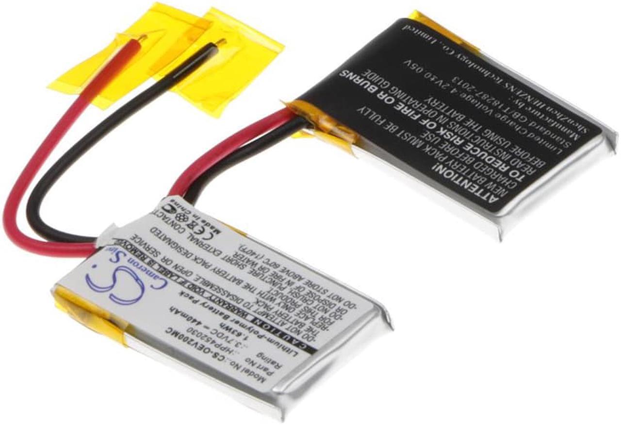 Alt view image 2 of 5 - Battery for Ocean EV0200 HPP452030 HPP 452030 452030PL Action CS-OEV200MC 440mAh