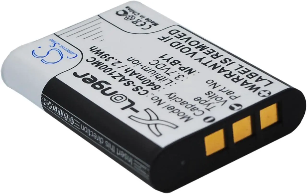 Alt view image 2 of 5 - Battery for Sony Action Cam Mini HDR-AZ1 HDR-AZ1/W HDR-AZ1VR HDR-AZ1VR/W NP-BY1