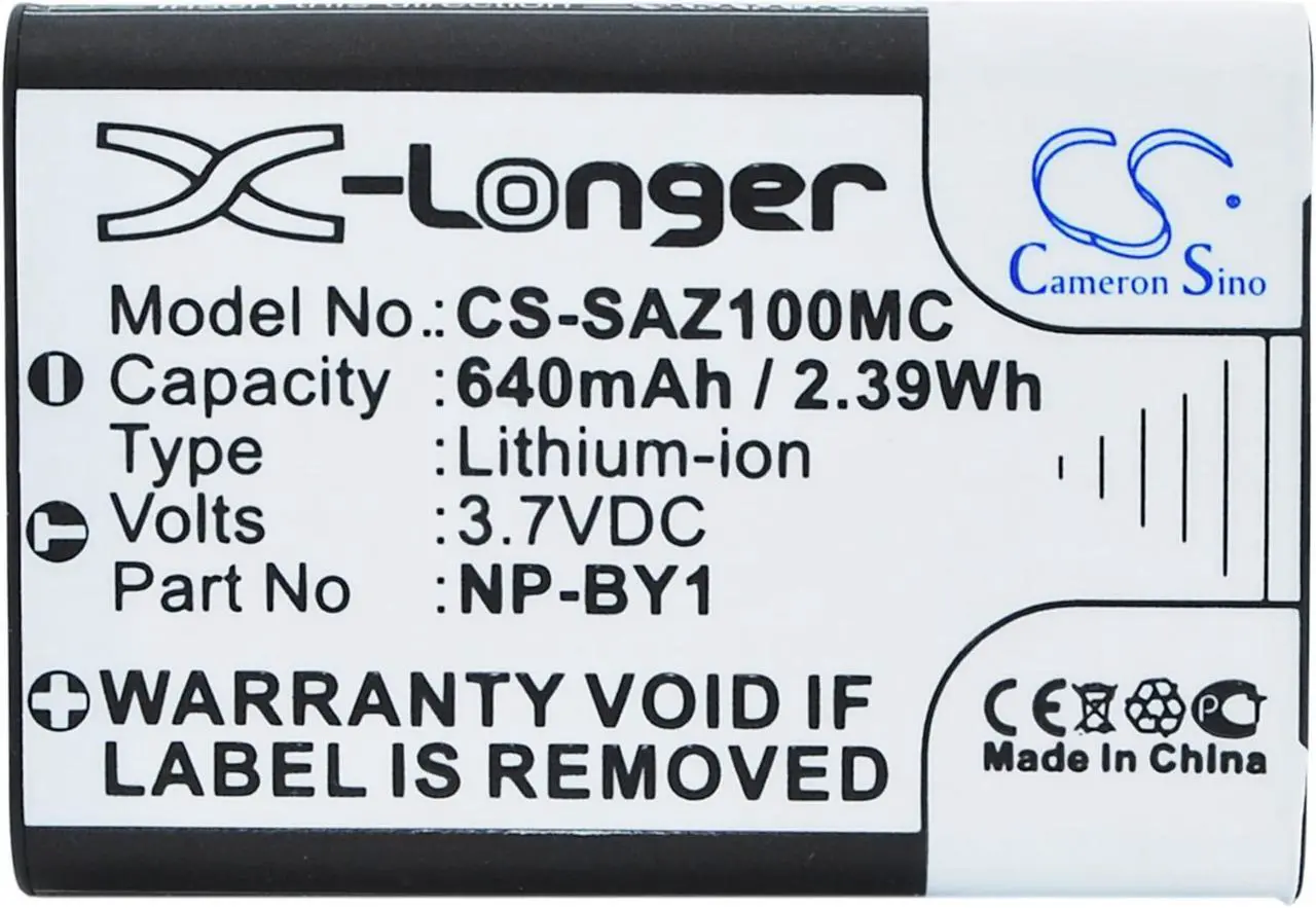 Alt view image 5 of 5 - Battery for Sony Action Cam Mini HDR-AZ1 HDR-AZ1/W HDR-AZ1VR HDR-AZ1VR/W NP-BY1