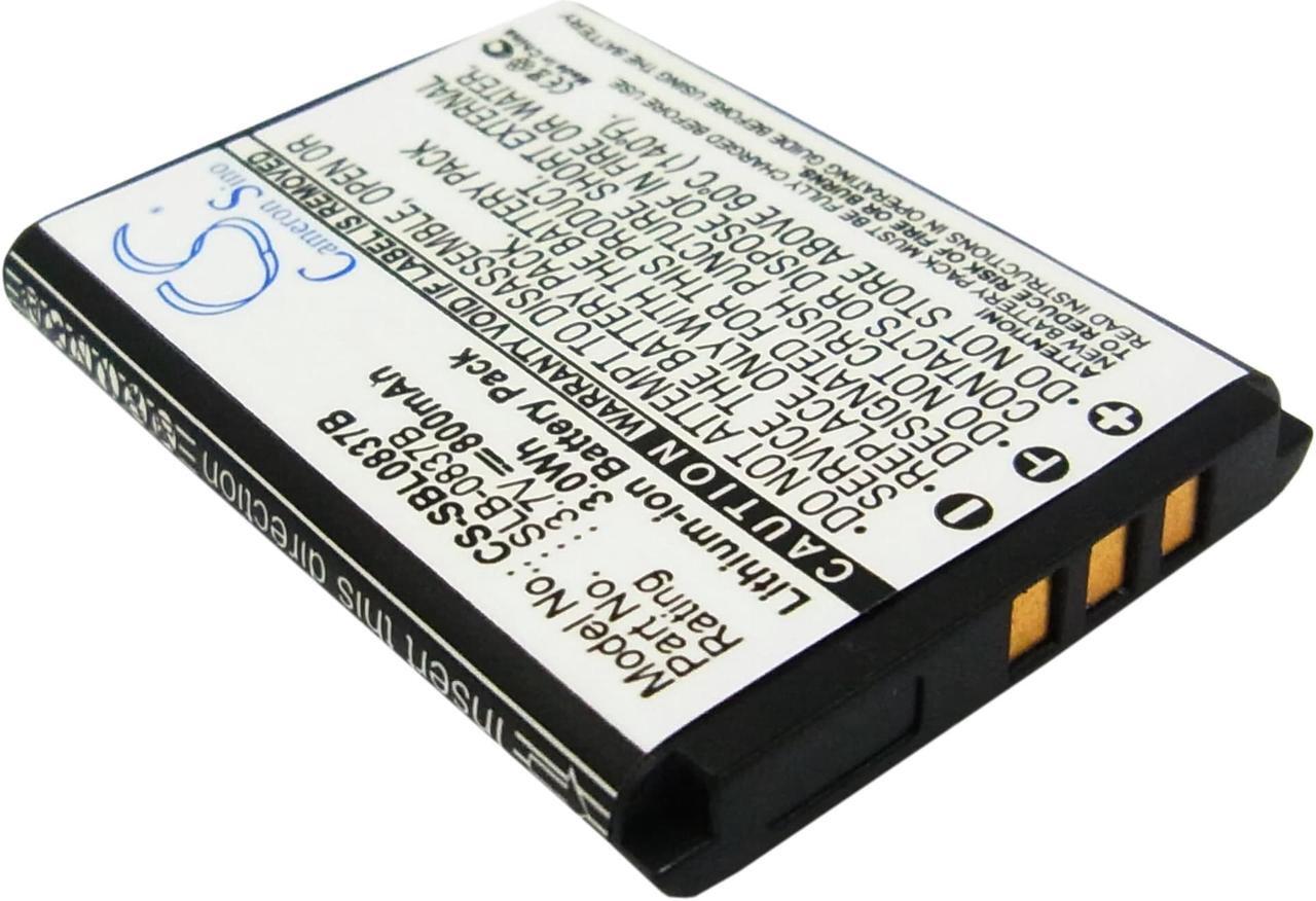 Alt view image 2 of 5 - Battery for Samsung L70 L70B L201 L83T NV10 NV15 NV20 NV8 SLB-0837(B) SLB-0837B