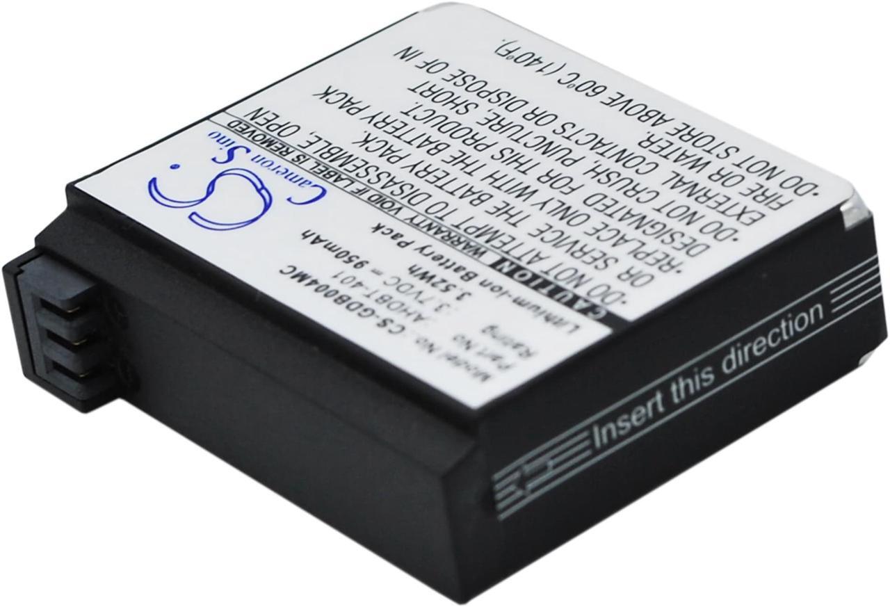 Alt view image 2 of 5 - Battery for GoPro Hero 4 Black Silver 4+ 335-06532-000 AHDBT-401 Go Pro 950mAh