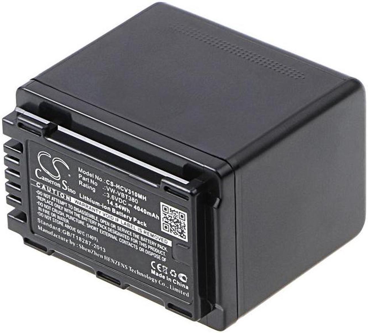 Main image of Battery for Panasonic HC-550EB HC-989 HC-V110 HC-V720 HC-V770 VW-VBT380 4040mAh