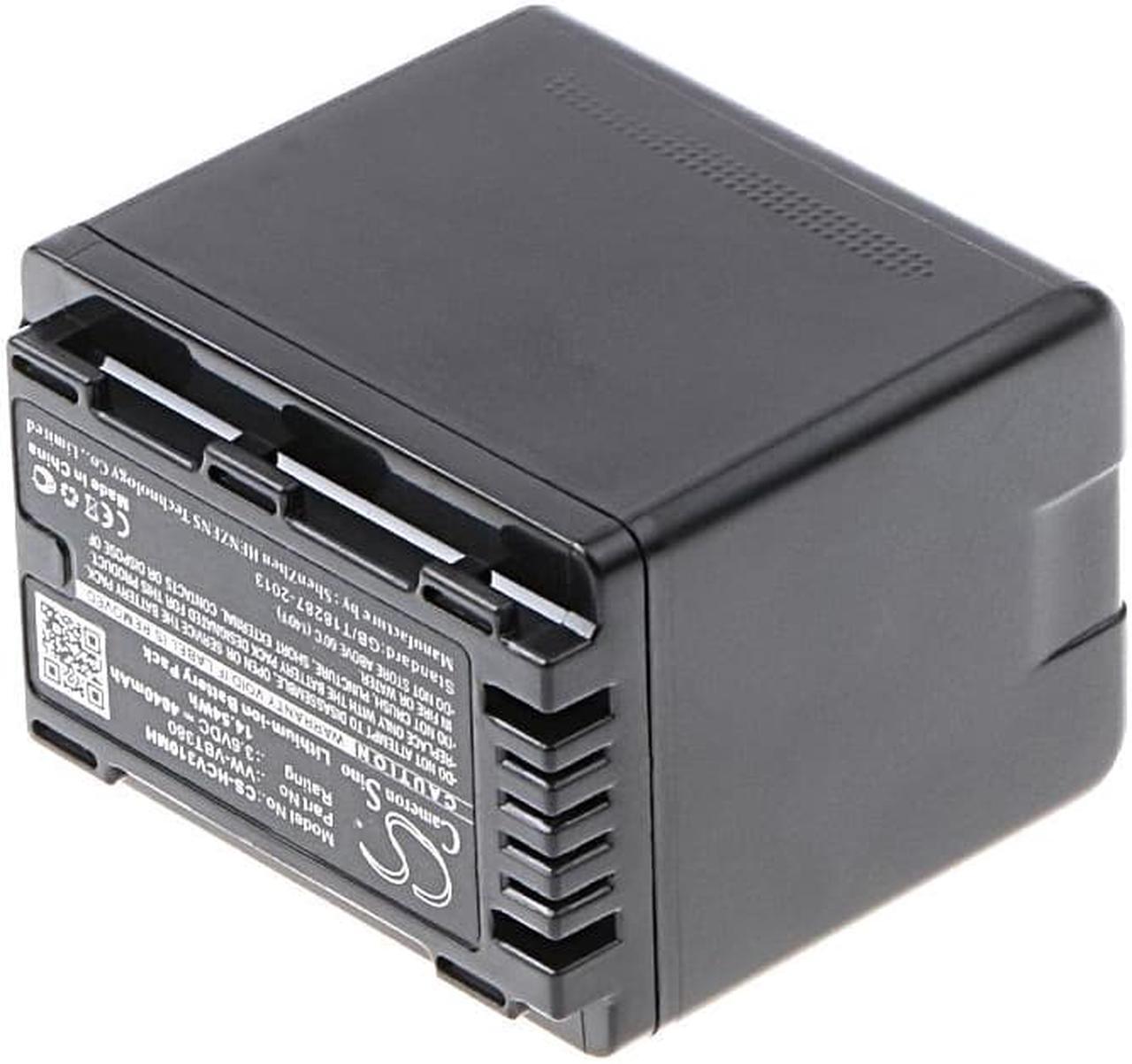 Alt view image 3 of 5 - Battery for Panasonic HC-550EB HC-989 HC-V110 HC-V720 HC-V770 VW-VBT380 4040mAh