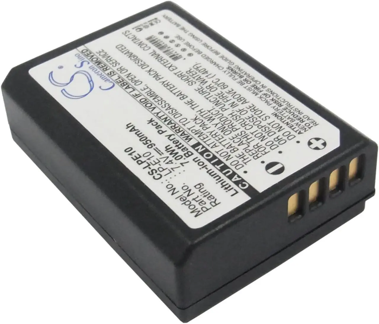 Battery Grip VHBW Per Canon EOS 1100D, 1200D, 1300D, Con Adattatore Per Batterie LP-E10 O 6x AA, Telecomando A Infrarossi Incluso
