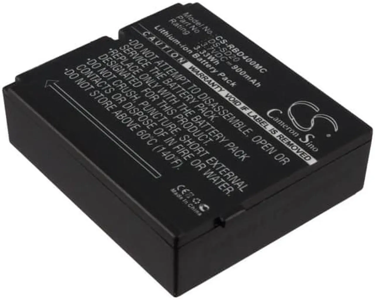 Alt view image 2 of 6 - Battery for Rollei 3S 4S 5S 95287 SD20F SD21 AEE MagiCam SD20 SD22 SD23 SD30