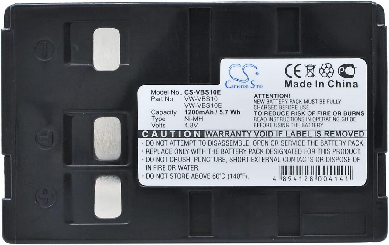 Alt view image 5 of 5 - Battery for Panasonic NV-RX1 NVA3 NV-A3 P-V211 P-V212 VBS10E VSB-0190 VW-VBS20