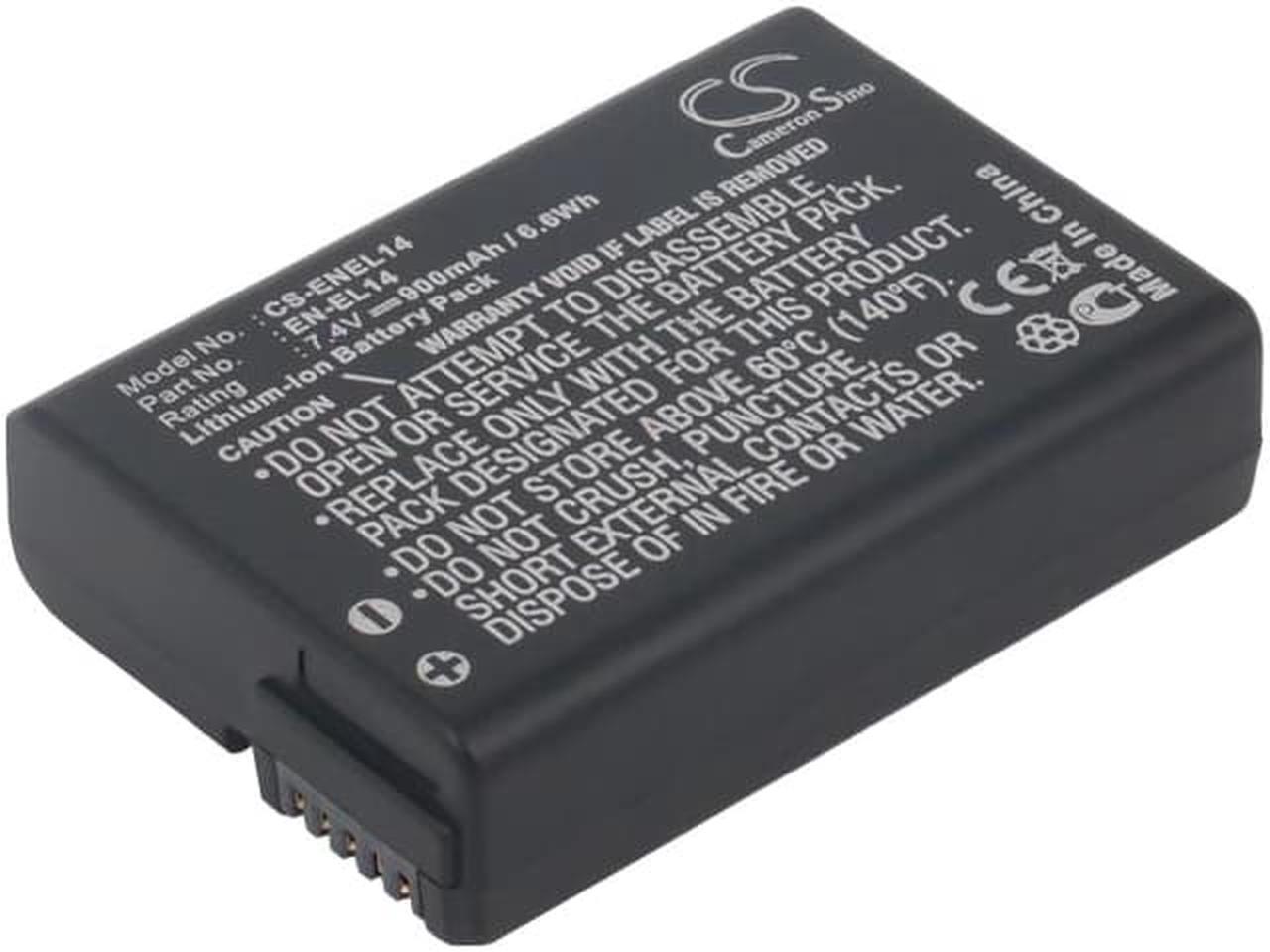 Main image of Battery for Nikon Coolpix P7000 P7100 P7800 D5100 D5200 D5300 DF EN-EL14 900mAh