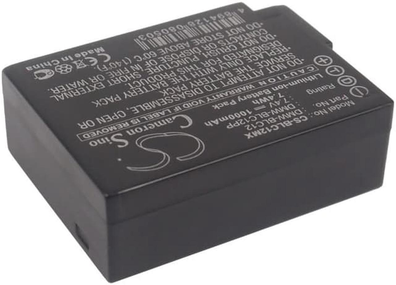 Alt view image 2 of 5 - Battery for Panasonic DMC-GH2 GX8 Leica Sigma DP1Q DP3Q DMW-BLC12 BP-DC12 BP-51