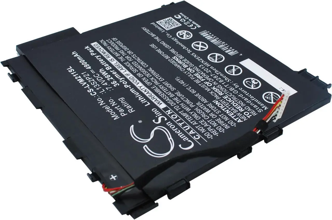 Alt view image 2 of 6 - Battery for Lenovo Ideatab Miix 2 11 MIIX 211-TAB L13M2P23 L13S2P21 CS-LVM211SL