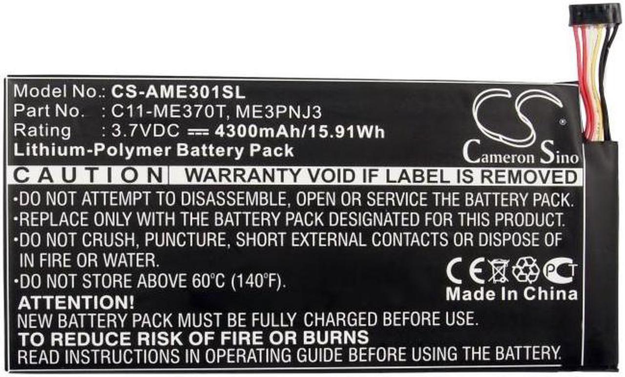 Alt view image 5 of 6 - Battery for Asus ME370T MeMO Pad Google Nexus 7 C11-ME370T ME3PNJ3 8GB 16GB 32GB