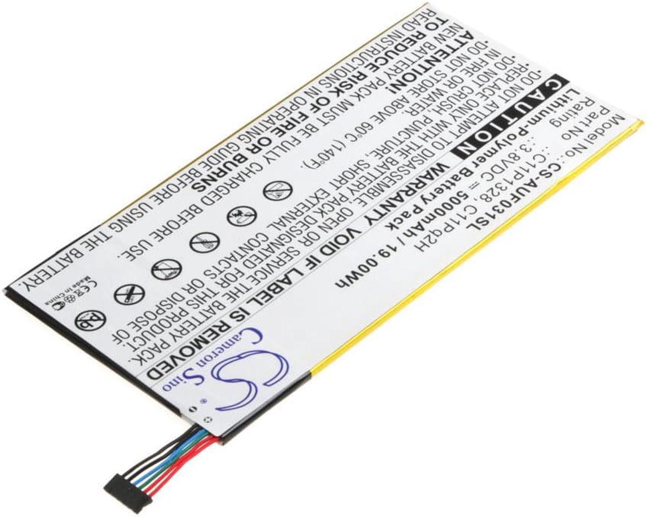 Alt view image 2 of 6 - Battery for Asus TF103 K010 Transformer Pad 3G TF103C TF103CX C11P1328 C11Pq2H