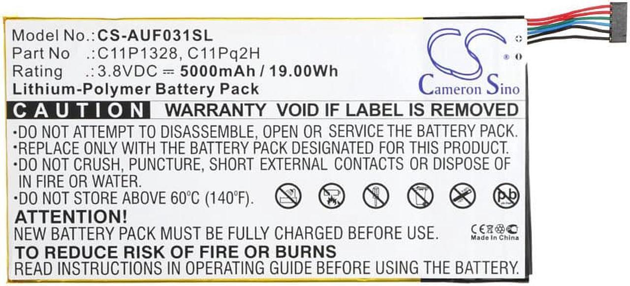 Alt view image 5 of 6 - Battery for Asus TF103 K010 Transformer Pad 3G TF103C TF103CX C11P1328 C11Pq2H