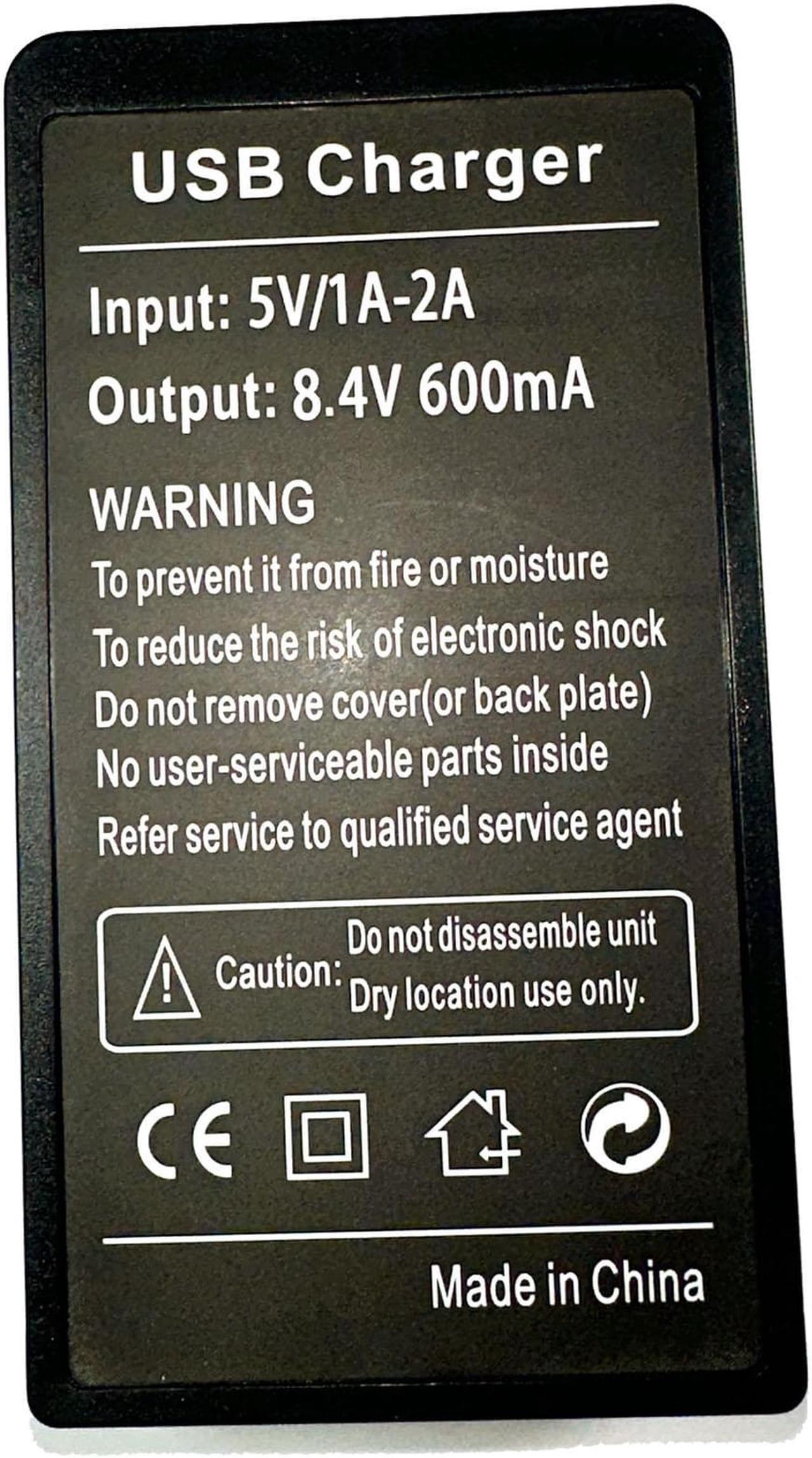 Alt view image 4 of 6 - USB Battery Charger for Trimble R4 R6 R7 R8 52030 29518 EI-2000 +2 Batteries kit