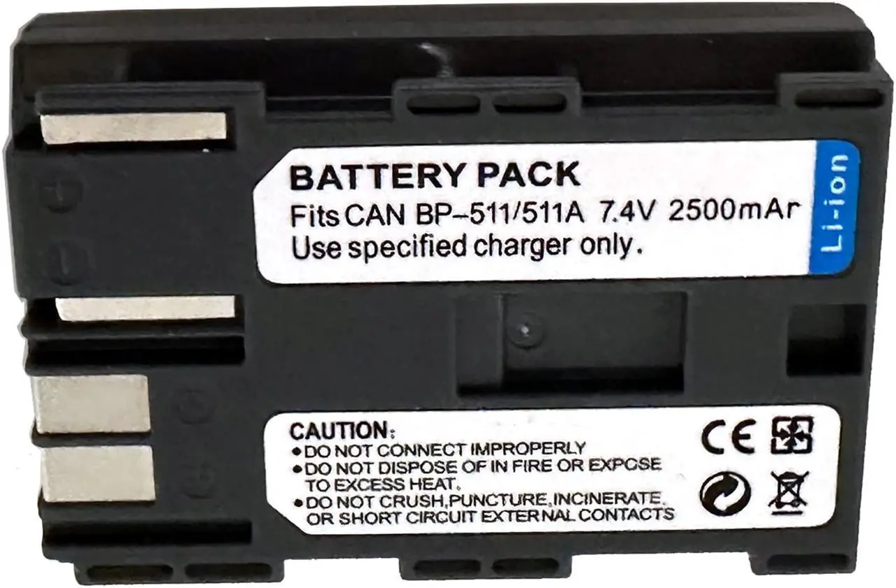 Main image of Battery for Canon bp-511 bp-511a bp-512 bp511 bp-522 bp-508 bp-535 bp-514 bp535 bp512 bp514 bp522