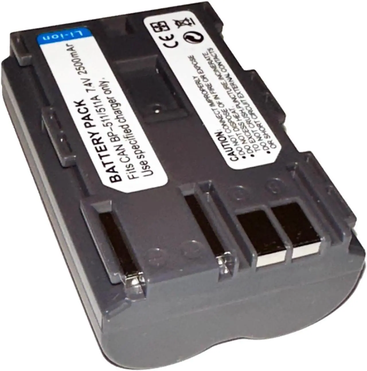 Alt view image 5 of 5 - Battery for Canon bp-511 bp-511a bp-512 bp511 bp-522 bp-508 bp-535 bp-514 bp535 bp512 bp514 bp522