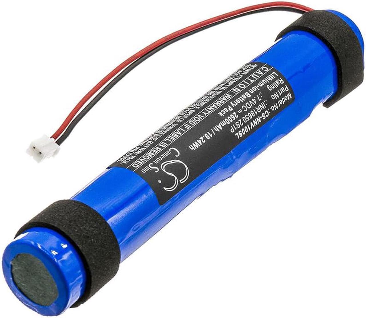 Alt view image 2 of 4 - Battery for Nyne Vibe INR18650 2S1P Speaker CS-NNV100SL 7.4v 2600mAh 19.24Wh
