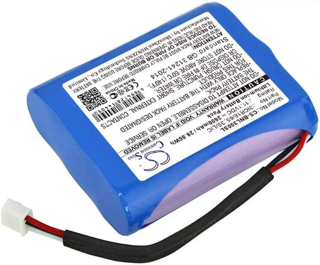 Alt view image 2 of 4 - Battery for Bang & Olufsen BeoPlay A3 3ICR18/65 3S/LIC CS-BNL300SL 2600mAh
