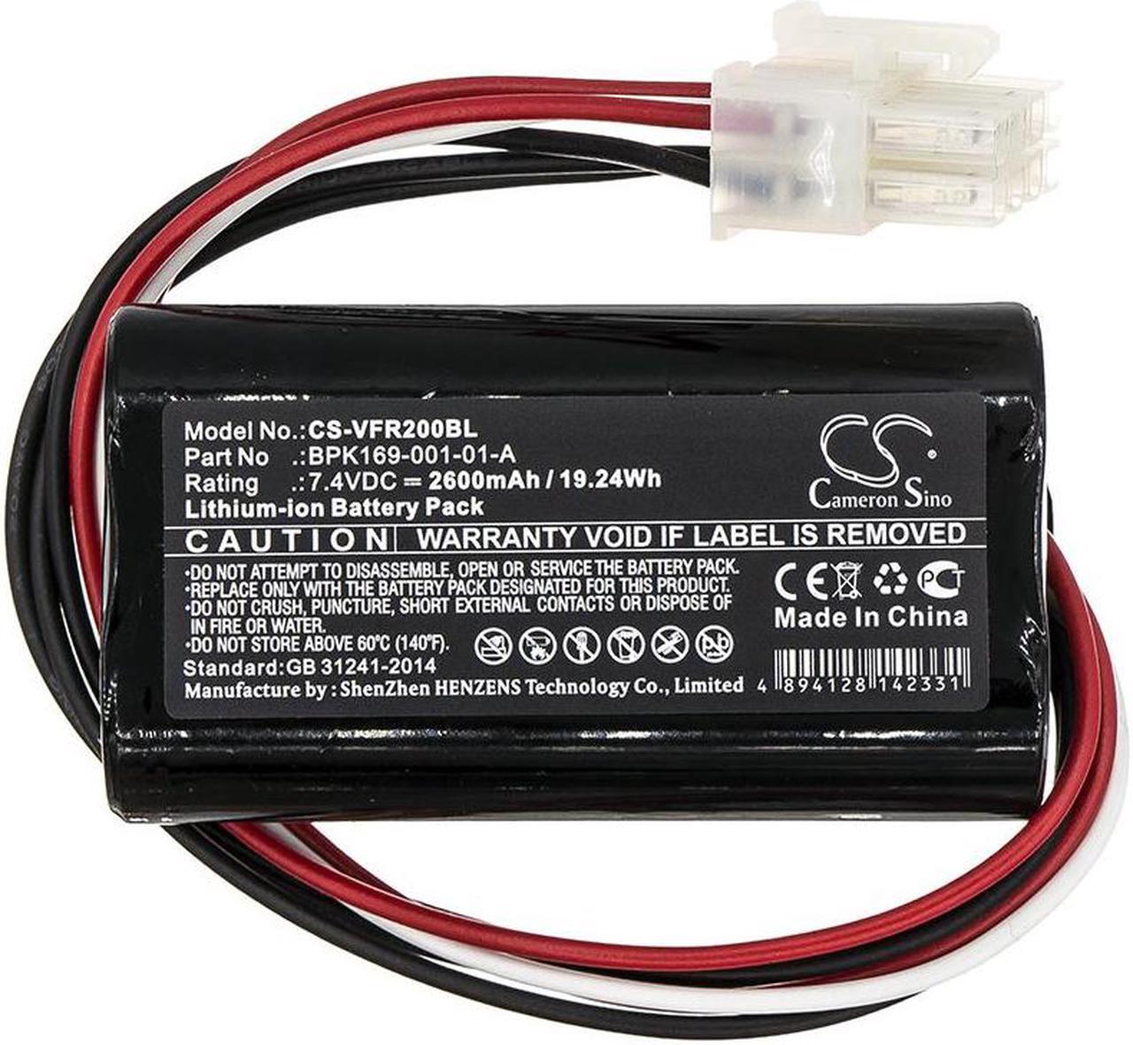 Alt view image 3 of 4 - Battery for Verifone PCA169-404-01-A Ruby 2 CI BPK169-001-01-A BPK182-001 2600mA