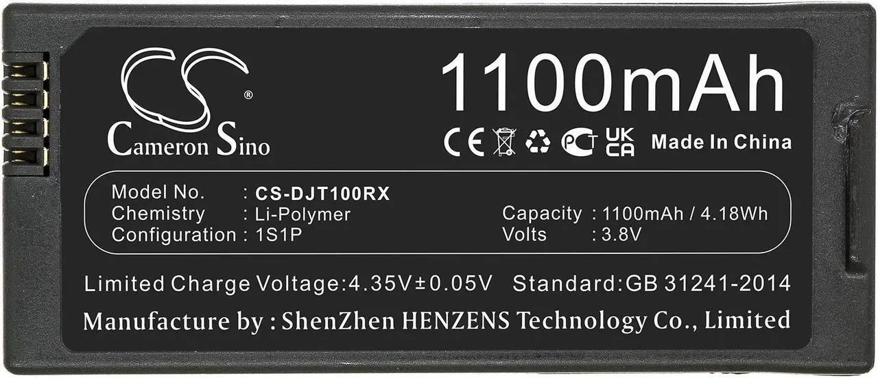 Alt view image 3 of 4 - Battery for DJI Tello T01 Drone Intelligent Flight CS-DJT100RX 3.8v 1100mAh