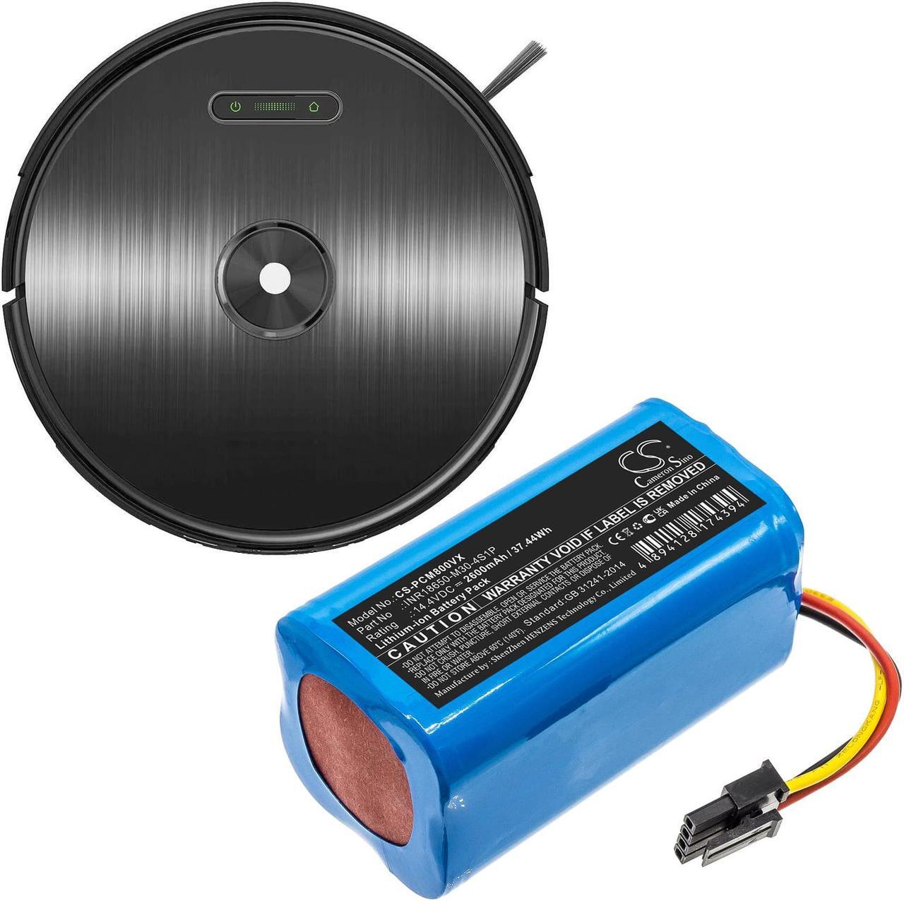 Alt view image 6 of 6 - Battery for Proscenic M8 Pro M30-4S1P T-4S1P-B-U21 Vacuum CS-PCM800VX 2600mAh