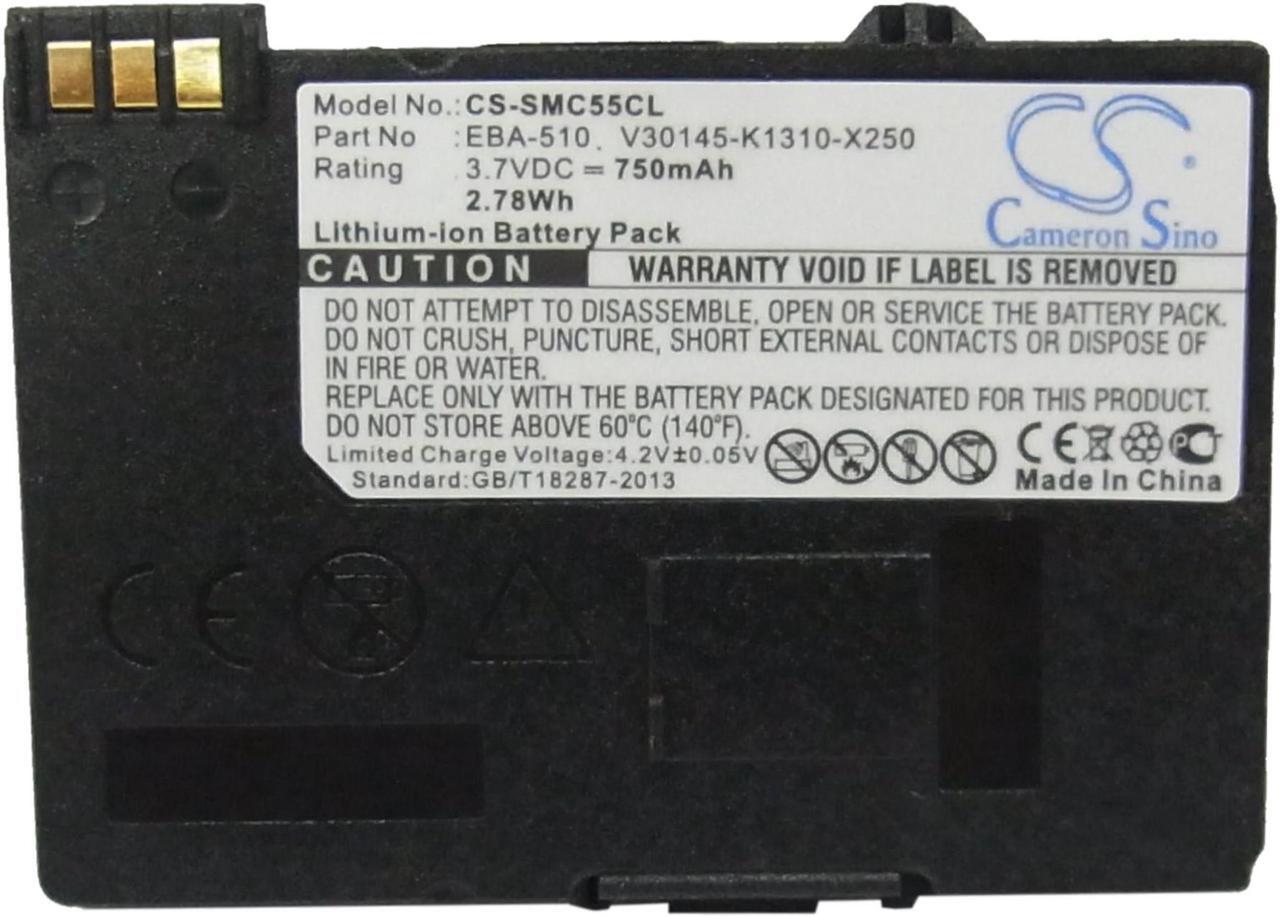 Alt view image 5 of 5 - Battery for Siemens Gigaset SL1 SL3 WL2 SL56 V30145-K1310-X250 V30145-K1310-X401