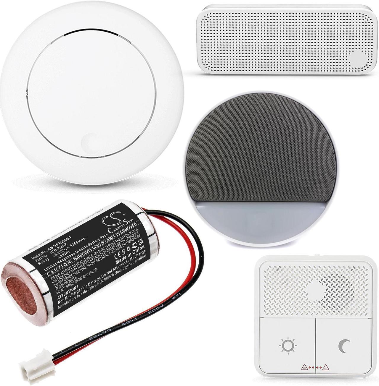 Alt view image 6 of 6 - Battery for Verisure Night Contro Sirene Voiceq DOM ENiQ Guardian S CR-2/3AZ