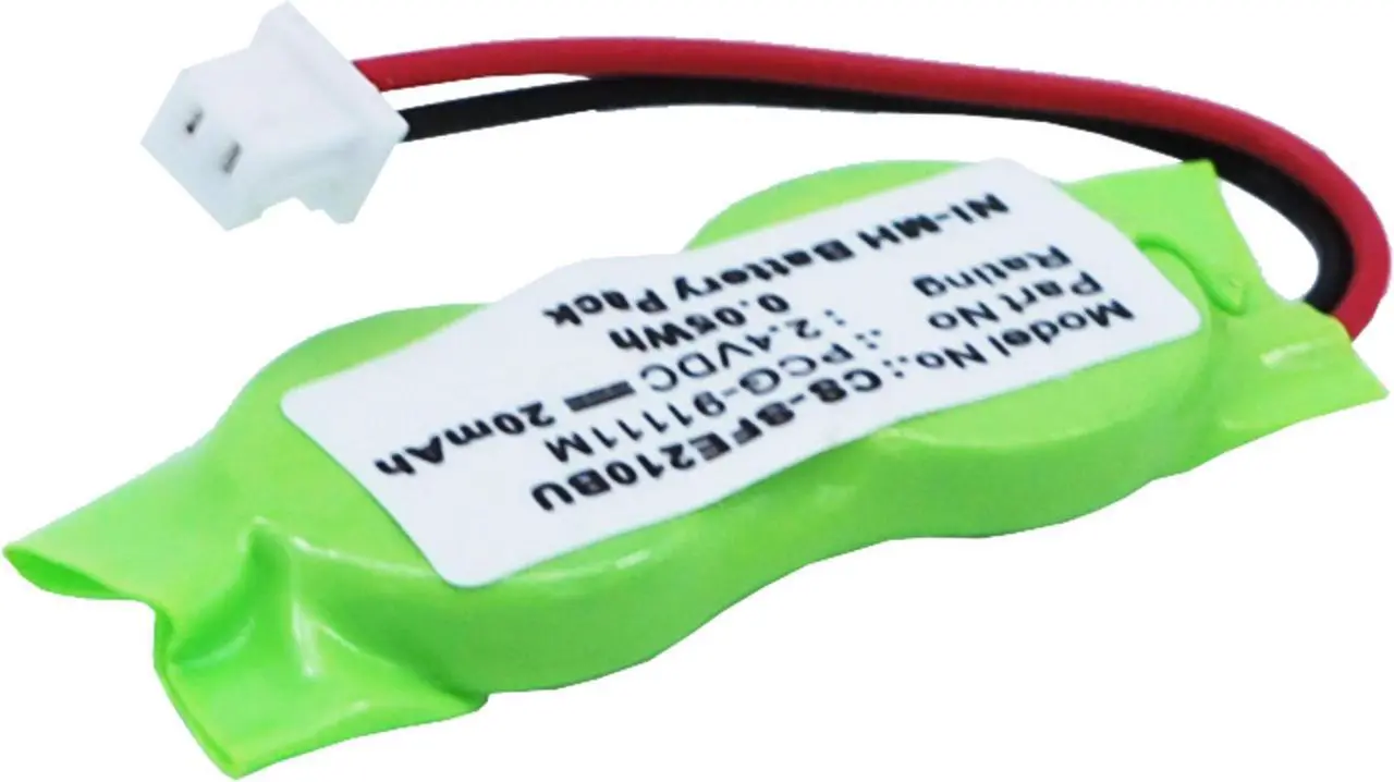 Alt view image 3 of 5 - CMOS Battery for Sony PCG-C1C 2/V15H 2/V20H FL2/V11H-WR PCG-91111M Varta 2/V30H