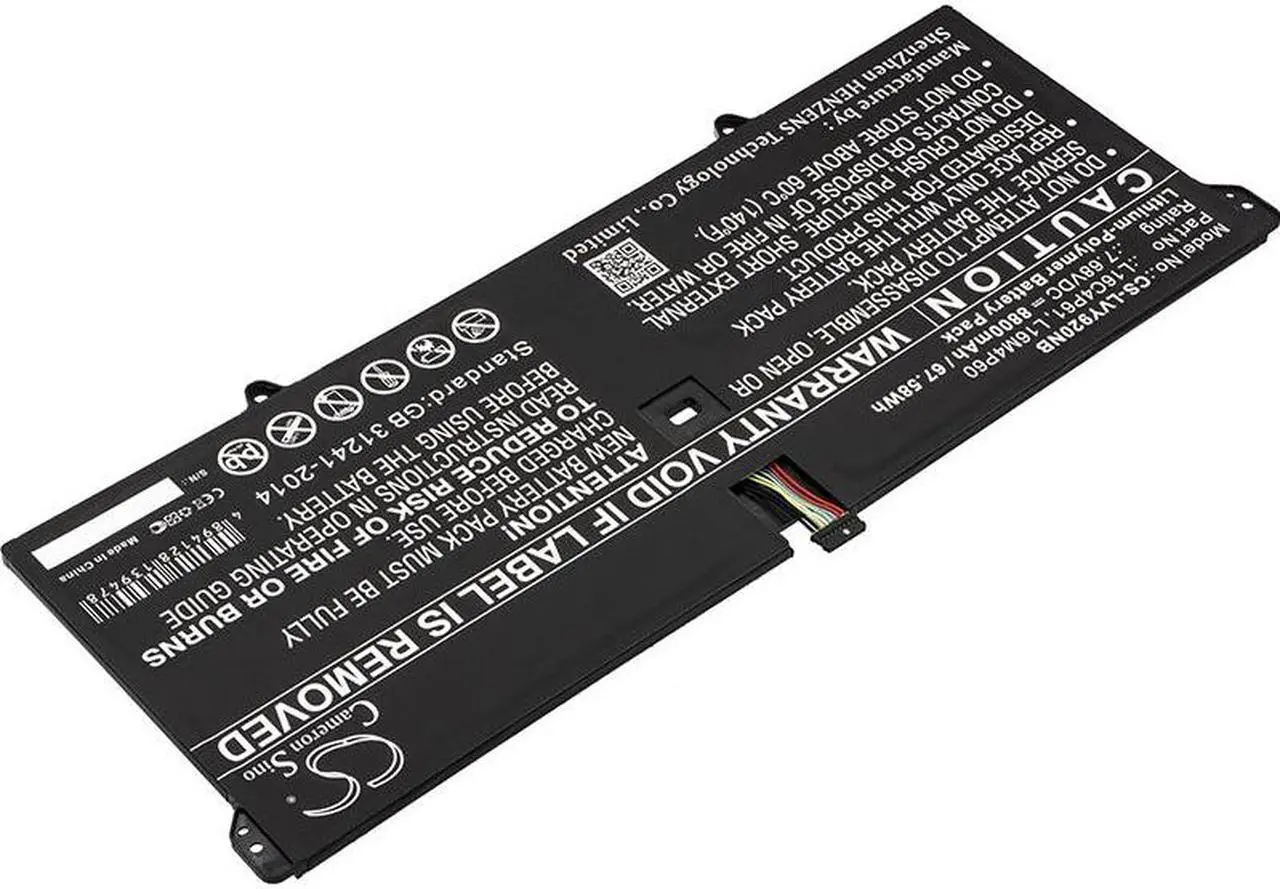 Alt view image 2 of 4 - Battery for Lenovo Yoga 920-13IKB Glass 80Y8000UUS 5B10N01565 L16C4P61 L16M4P60