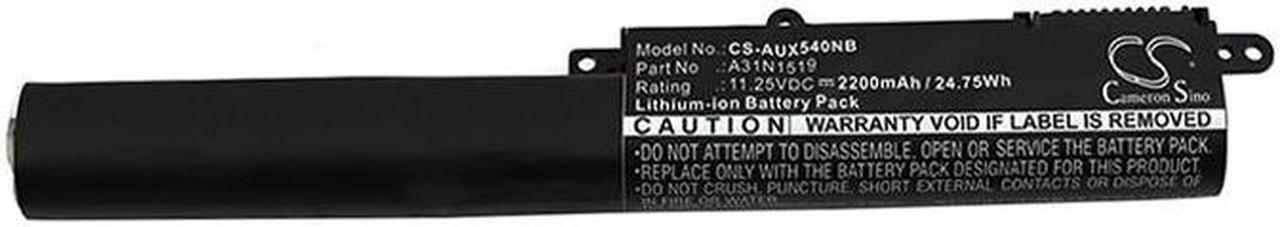 Alt view image 3 of 3 - Battery for Asus X540s X540SA X540YA X540LA A31N1519 0B110-00390100 A31N1519-1