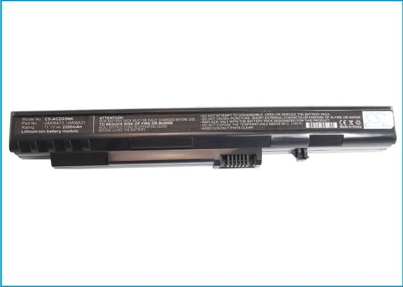 Alt view image 5 of 5 - Battery for Acer Aspire One 531H Gateway LT1000 UM08A73 UM08A72 UM08A74 AR5BXB63