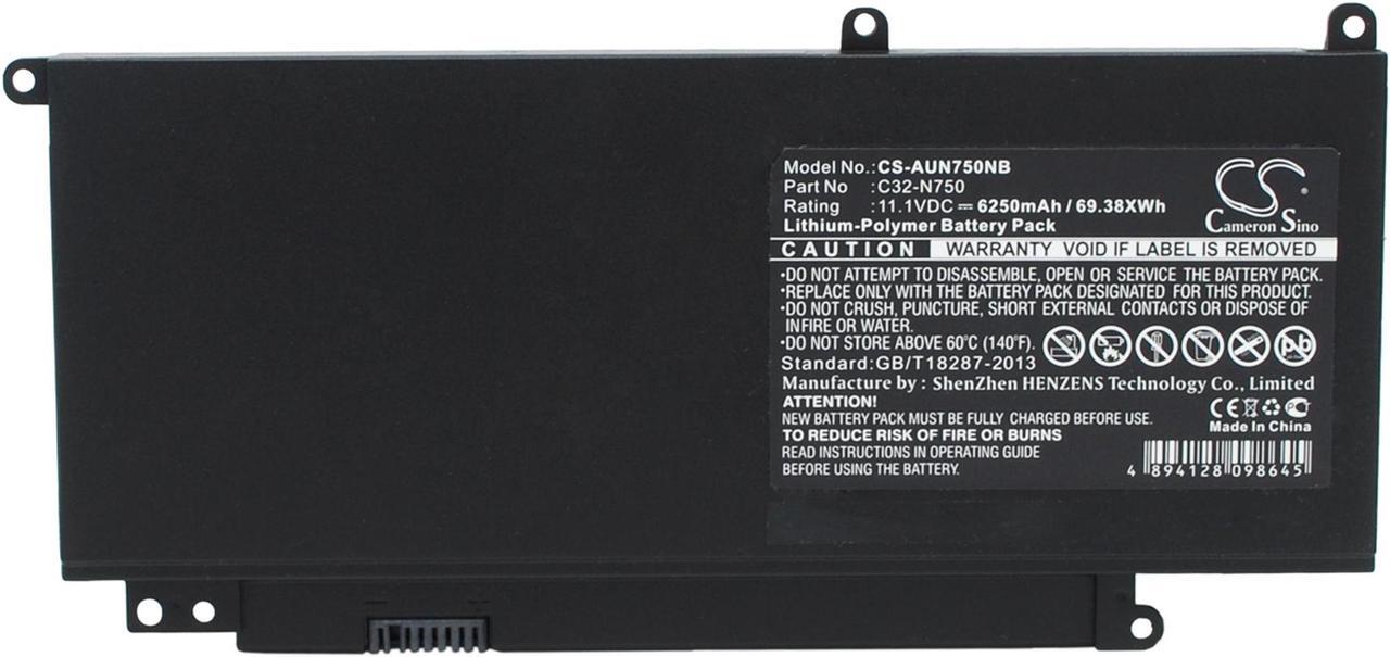 Main image of Battery for Asus N750 N750J N750JK R750JK R750JV N750JV 0B200-00400000 C32-N750