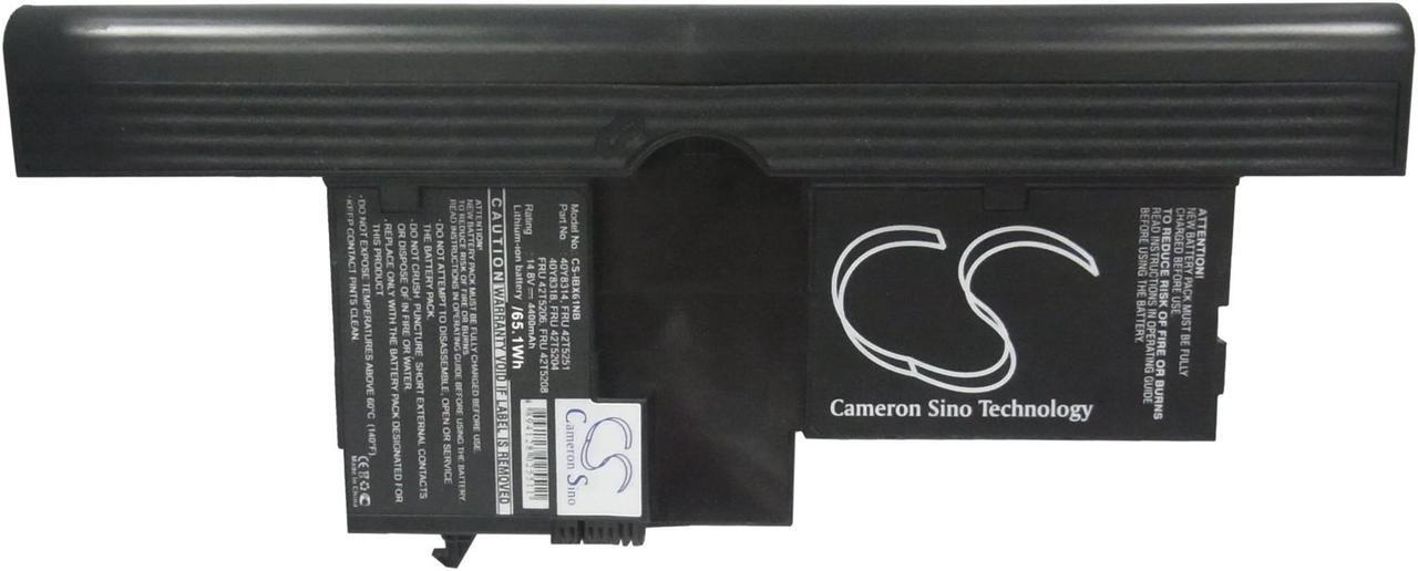 Alt view image 5 of 5 - Battery for IBM ThinkPad X60 Tablet PC 40Y8314 40Y8318 ASM 42T5209 FRU 42T5204