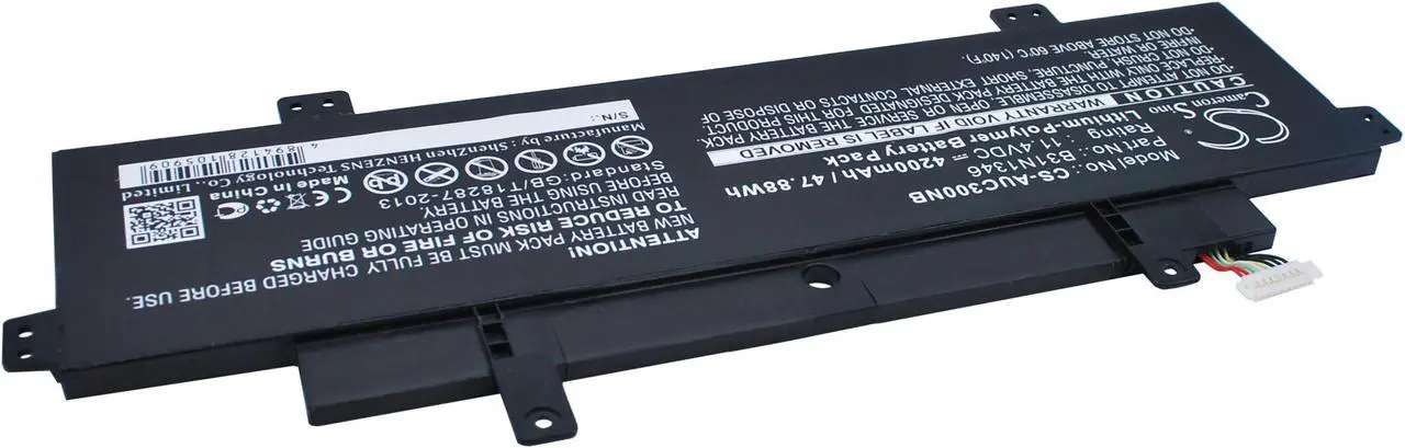 Alt view image 3 of 6 - Battery for Asus Chromebook C300 C300M C300MA C301SA 0B200-01010000 B31N1346