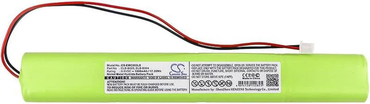 Alt view image 3 of 4 - Battery for Lithonia Unitech BBAT0043A ELB B003 ELB-B003 ELB-B004 CUSTOM-306