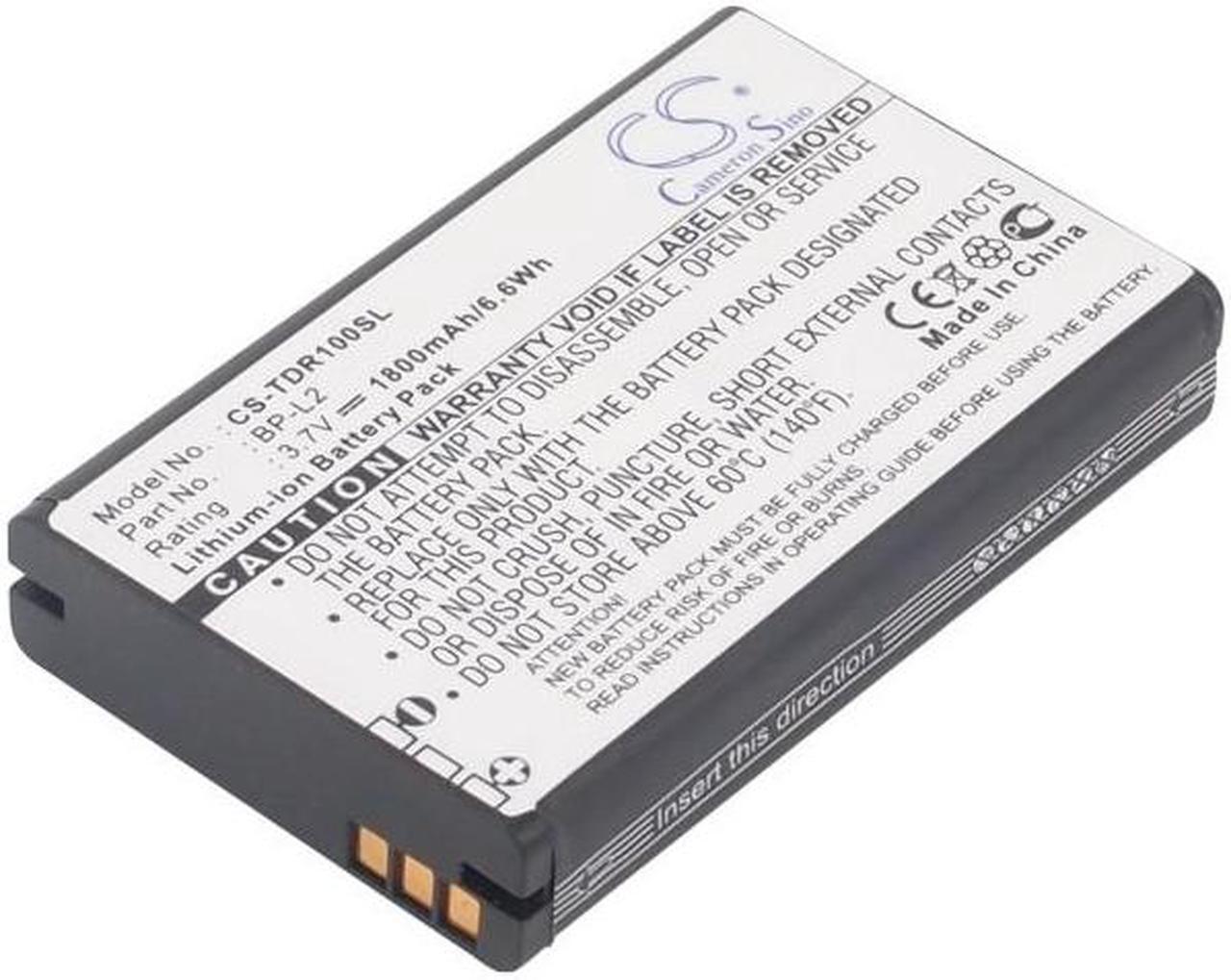 Alt view image 3 of 5 - Battery for Tascam DR-1 GT-R1 BP-L2 Portable Recorder CS-TDR100SL 1800mAh 6.6Wh
